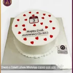 Love's Second Chapter 2nd Anniversary Cake