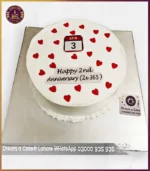 Love's Second Chapter 2nd Anniversary Cake