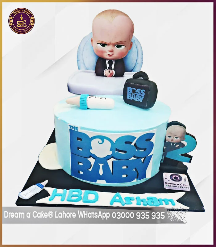 Magical Wonderland 2nd Birthday Boss Baby Cake in Lahore