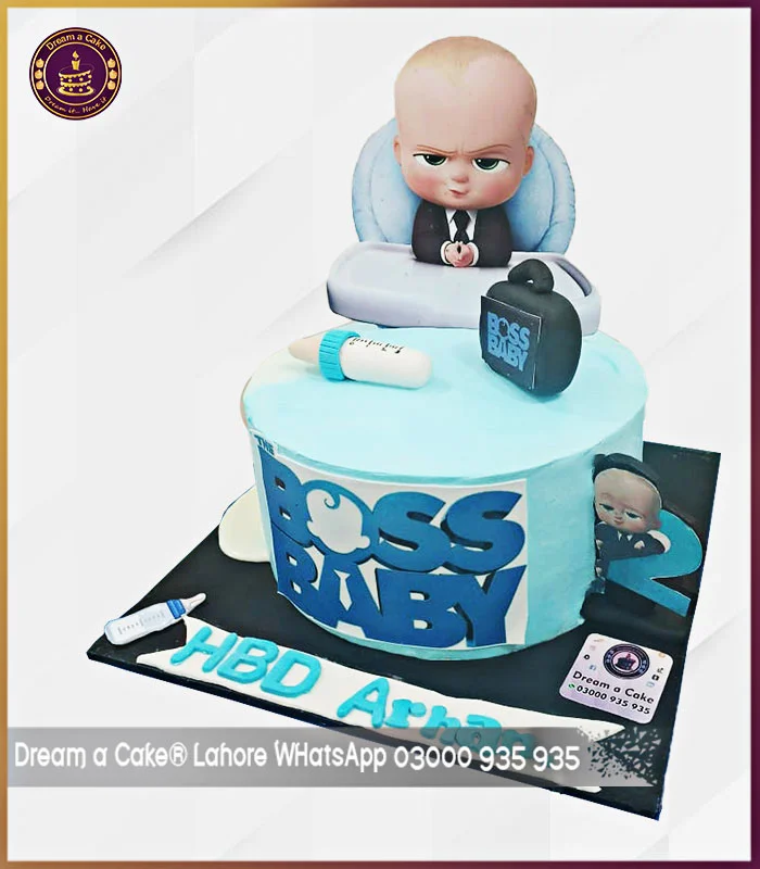 Magical Wonderland 2nd Birthday Boss Baby Cake in Lahore