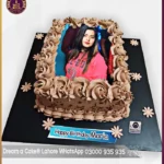 Majestic Beauty Chocolate Picture Cake in Lahore