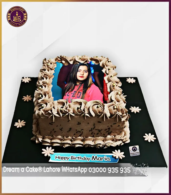 Majestic Beauty Chocolate Picture Cake in Lahore