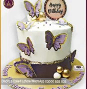 Majestic Lavender Blossom Cake in Lahore