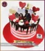 Memories in Frosting Couple Photo Cake in Lahore