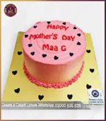 Mother's Joyful Treat Pink Mothers’ Day Cake in Lahore