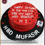 Passionate Scarlet Surprise Red Cake for Someone’s Special’s Birthday in Lahore