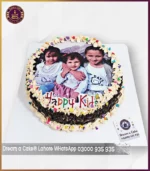 Playful Happiness Delight Happy Kids Picture Cake in Lahore