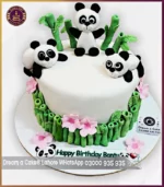 Playful Panda Party Cake in Lahore