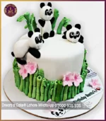 Playful Panda Party Cake in Lahore