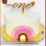 Rainbow Dreams 1st Birthday Cake in Lahore