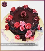 Roses Garden Chocolate Sweet Sixteen Cake in Lahore