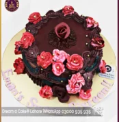 Roses Garden Chocolate Sweet Sixteen Cake in Lahore