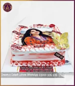 Sentimental Thank You Picture Cake in Lahore