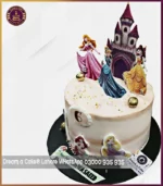 Sixth Birthday Princess Theme Cake in Lahore