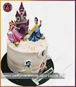 Sixth Birthday Princess Theme Cake in Lahore