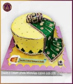 Sunshine Magic Yellow Mehndi Cake in Lahore