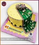 Sunshine Magic Yellow Mehndi Cake in Lahore