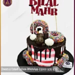 Sweet Symphony Choco Donut Cake in Lahore