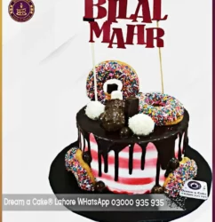 Sweet Symphony Choco Donut Cake in Lahore
