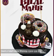 Sweet Symphony Choco Donut Cake in Lahore