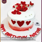 Sweetheart Delight Birthday Cake for Wife in Lahore