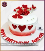 Sweetheart Delight Birthday Cake for Wife in Lahore