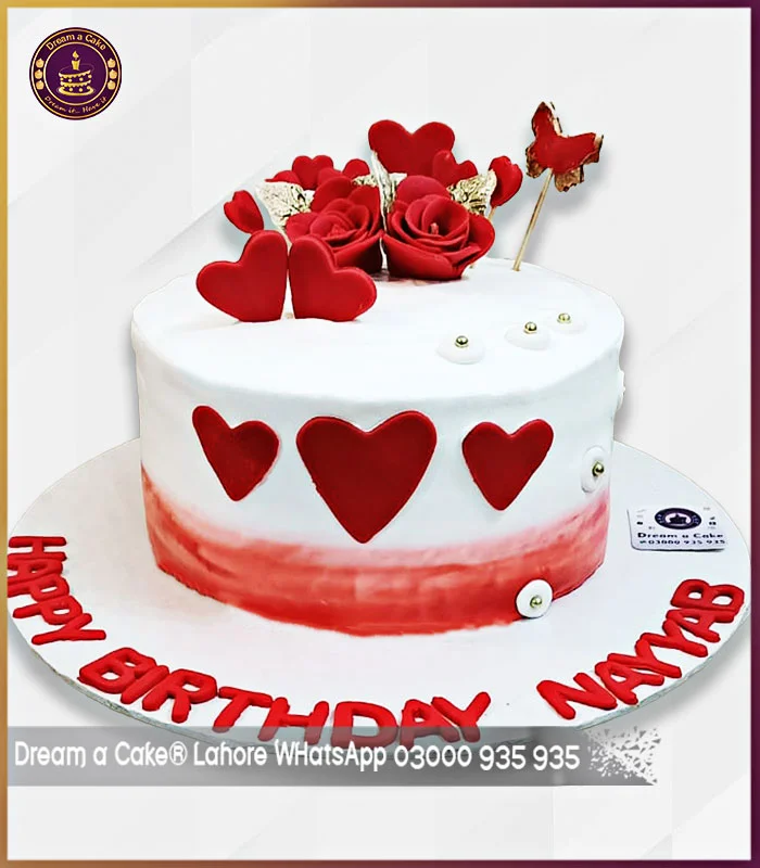 Sweetheart Delight Birthday Cake for Wife in Lahore