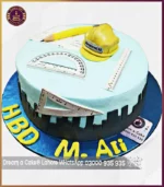 Tech-Savvy Sweetness Engineer's Birthday Cake in Lahore