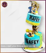 Teddyscape Magic Gravity Defying Teddy Bears Cake in Lahore