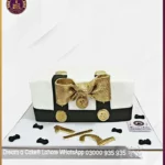 Tied with Sweetness Elegant Bow Tie Cake in Lahore