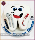 Tooth-shaped Temptation Cake in Lahore