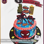 Web Slinging Delight Spidernan Cake in Lahore