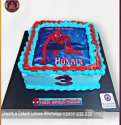 Websational Celebration Spiderman Theme Cake in Lahore