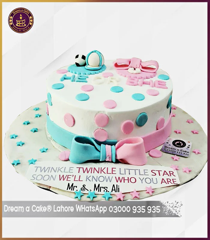 Welcome Baby Baby Shower Cake in Lahore