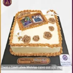 Floral Fantasy Picture Cake in Lahore