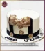 A Dapper Dessert Gentleman's Golden Bow Tie Cake in Lahore