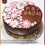 A Must Try Choco Floral Cake in Lahore