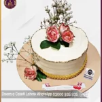 A Perfect Romantic Treat Blushing Roses Cake in Lahore