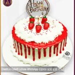 BerryFairy's Treat Strawberry Cake for Wife's Birthday in Lahore