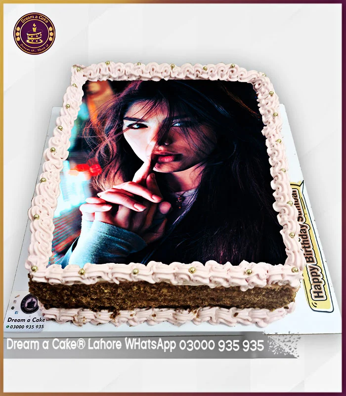 Bespoke Designer Picture Cake for Girls' Birthday in Lahore