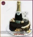 Cheers-Champagnes Lover Birthday Party Cake in Lahore