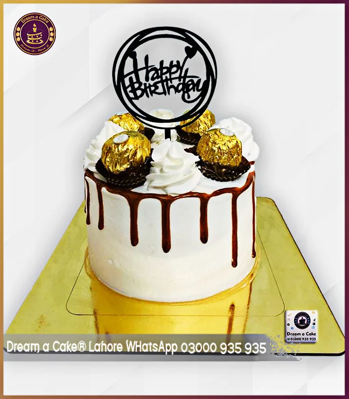 Chocolate Luxury Ferrero Rocher Designer Cake in Lahore