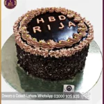 Divinely Rich Chocolate Chip Designer Cake in Lahore