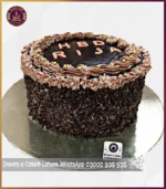 Divinely Rich Chocolate Chip Designer Cake in Lahore