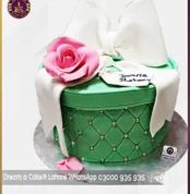 Elevate Your Celebration with Fondant Made Gift Box Cake in Lahore