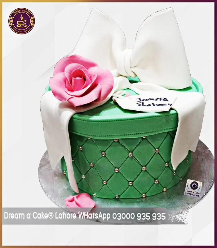 Elevate Your Celebration with Fondant Made Gift Box Cake in Lahore