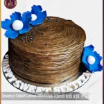 Indulgence at its Finest Peony Flower Chocolate Cake in Lahore