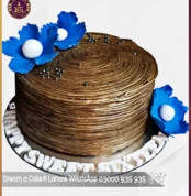 Indulgence at its Finest Peony Flower Chocolate Cake in Lahore