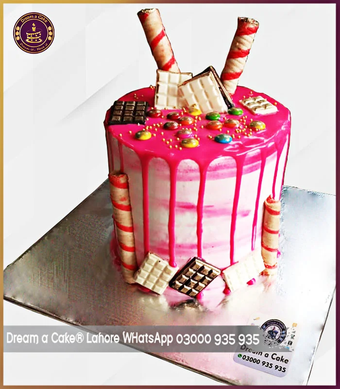 Magical Moments Personalized Cake for Girls Birthday in Lahore