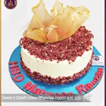 Scarlet Temptation Red Velvet Designer Cake In Lahore